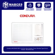 Condura WCONH019ED 2.0 HP 6x Non Inverter Timer Window Type Aircon