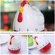 TN5WC4 Kitchen Timer, Hen Manual Wind Up Mechanical Timer, Alarm Reminder Mechanical 60 Minute Timer