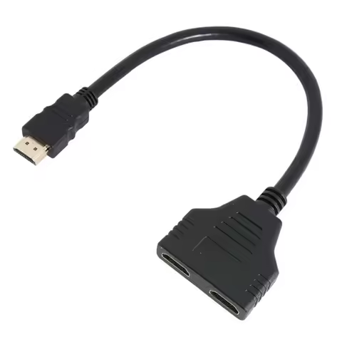 4K Splitter HDMI-Compatible 1 in 2 Out 1080P 3D Cable Adapter For PS4 TV Box PC VR Display For Macbo