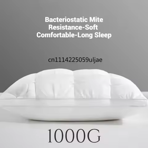 Comfortable Pillows for Sleeping 5-star Hotel Pillow Three-dimensional Soft Bilateral Washed Solid C