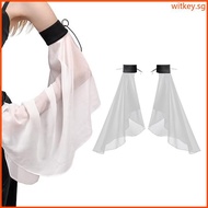 WIT Women Bishop Sleeve Detachable Sheer Sleeve Cuffs for Wedding Gown Dress