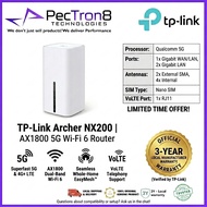TP-Link Archer NX200 | AX1800 5G Wi-Fi 6 Router | Plug & Play SIM Slot | EasyMesh™