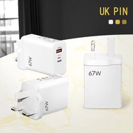 67W GaN Super Fast Charger USB A+Type C Super Flash Charging Adoptor 5V5A Mobile Phone Charger Power