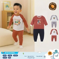 Mompa long-sleeved baby boy outfit 6 months - 3 years old Modal fabric MP 898