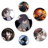 Anime Character Osamu Dazai/Akiko Yosano/Atsushi Nakajima/Kyouka Izumi Pin Tinplate Badge Custom Bro