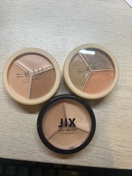 J/X professional 三色遮瑕膏 MEKO 精修大師訂製三色遮瑕盤