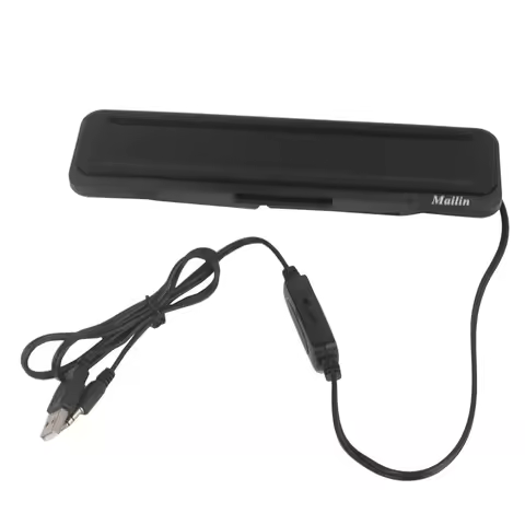 Mini Soundbar laptop PC speaker with jack 3.5mm USB power input compact and portable design
