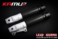 กระบอกโช้คแต่ง KAMUI ตรงรุ่น LEAD125 / Giorno+ รุ่น ZX-3D V.1 คาร์บอน พร้อมซีลแท้