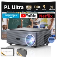 Fintex Max Speciality 8k Portable Educational Projector  Full HD P1 Ultra 1000ANSI 1920p Auto Focus 