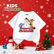 (24 Hours Delivery) kids Highness Christmas Festival Red shirt Round Neck t-shirt T744
