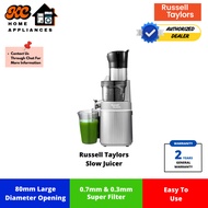 Russell Taylors Slow Juicer | 200W | Easy Clean | Super Filter | Low Noise | Wide Feeder Mouth | SJ2