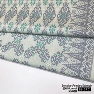 Kain Pasang songket printed