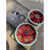 SMRT Racing Forged Aluminium Sport Rim  Forged Rim XADV750 SIZE 15 /17 WITH SPOCKET