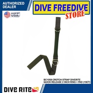 BC1058-2 Crotch Strap Technical Diving Diverite Quick Release 2 inch Ring+Pad (1 set) Dive Rite Acce
