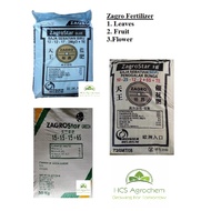 (+-50KG) Baja Hijau/Fertilizer ZagroStar(G) 15/15/15  12-12-17-2 10-25-12+6S+TE