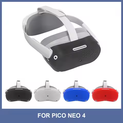 VR Headset Cover Soft Sleeves Silicone Case Protective Cover Shell For Pico 4 VR Headset Glasses Acc