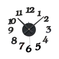 Diy 3D wall clock with aesthetic numbers