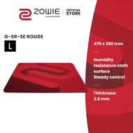 ZOWIE G-SR-SE Rouge Gaming Mouse Pad แผ่นรองเมาส์สีแดง ขนาด L/ใหญ่ (แผ่นรองเมาส์เกมมิ่ง แผ่นรองเมาส์