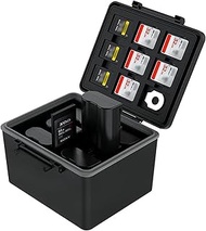 JJC Camera Battery Case Fits for Canon LP-E6 E6NH Nikon EN-EN15 EL3e EL15a Sony NP-FZ100 Fujifilm NP