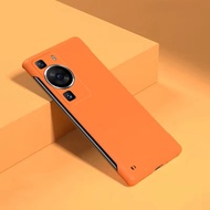 Slim Hard PC Frameless Phone Case For Huawei P60 Art Pro P60Pro P60Art Solid Candy Color Matte Cover