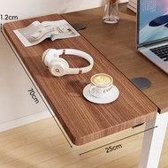 桌面延長板免打孔擴展電腦桌 加寬延伸板可折疊辦公桌側邊增寬(平行進口）（快遞送貨上門）