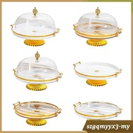 [ Footed Cake Plate, Dessert Snack Serving Platter, Cupcake Candy Display Tray, Desert Serving Plate