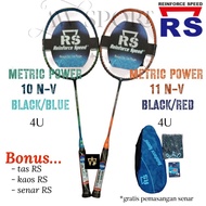 Original METRIC POWER 10 11 NV 4U G6 Badminton Racket