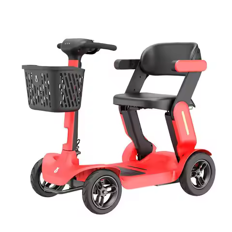 Disabled Handicap Folding Mobility Scooter Foldable Electric Mobility Scooters Four Wheel Electric M