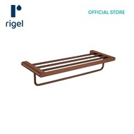 RIGEL Brushed Copper Towel Shelf R-TS2215-BrCu