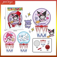 Sanrio toy basketball board kuromi Melody cinamorol basketballRing and basketball basketball toy