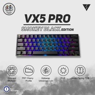 Ready!! Vortex Series Vx5 Pro Smokey Rgb Hotswap Mechanical Gaming