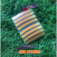 Takasago excel asia rim Warning Stickers Only UV Premium forged UV Premium