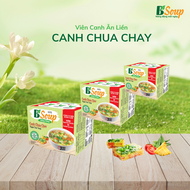 3 Hộp/ 15 Viên Canh Chua Chay Ăn Liền sấy thăng hoa thực phẩm tiện lợi nhanh chóng B Soup