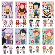 [KPOP DEMON HUNTERS] DIY Sticker Puzzle Change Face KPOP Demon Hunters DIY/ Demon Hunters Decorative