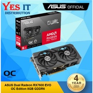 ASUS Dual Radeon RX7600 OC 8GB / RX7800XT / RX7800 XT OC Edition 16GB GDDR6 Graphics Card