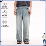 Amigos de Nimes - Basica Man Regular Loose Straight - Blue Denim Jeans