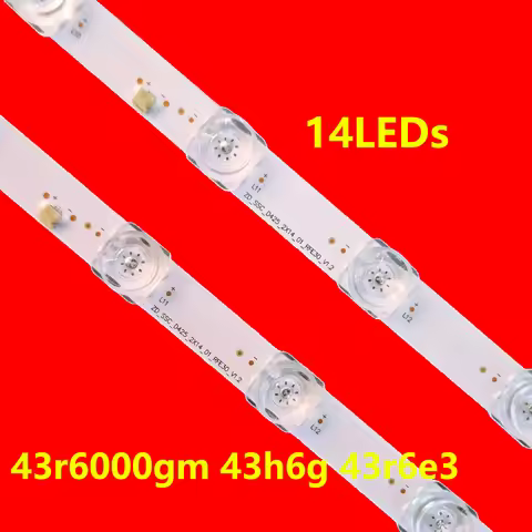 5/10KIT LED strip for TV 43r6000gm 43h6g 43r6e3 43R6090G5 43H6500G ZD_SSC_D425_2X14_01_RFE30_V1.2_20