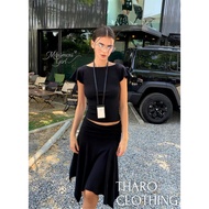 Women's Half Skirt + Back Blouse Set - Tharo Clothing 2 Piece Set Women [SET0041]