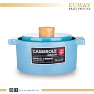 COLOR KING 1600ML CERAMIC STOCK POT (SKY BLUE) 3461-1600