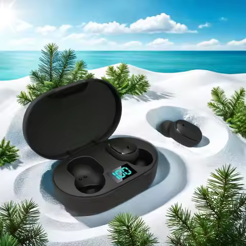 E6S Wireless Bluetooth Earphones Wireless Headphones TWS Headset Noise Cancelling Earbuds with Micro