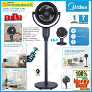 Midea Circulation Stand Fan MFG180R0APB 3 Blades 7 Inch Circulation Fan With Remote Control