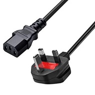 1.5M BS1363 UK Power Cable - IEC C13 Connector 13A Fuse for PC Monitor Printer TV