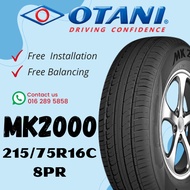 OTANI MK2000 215/75R16C 8PR 113/111R TL 4X4 2157516 215 75 16 215-75-16 215/75/16 215 - 75 - 16 NEW 