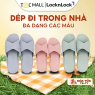 Plastic bathroom slippers, anti-slip LocknLock Bath Slipper office slippers - T2CMALL
