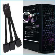 RUN 16AWG 3x 8Pin To 16Pin Graphics Card Power Cable Featuring Heat Resistant PVC Coating GPU Cord 1