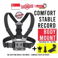 Comfort Stable Record Body Mount For Camera, Camera Vest, Camera Chest Mount, GoPro Chest Mount, Ins