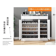 Household Modern Minimalist Locker Large-Capacity Storage Cabinet Wooden Shoe Cabinet Shoe Rack Hallway Cabine