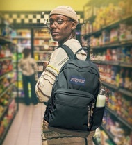 Tas Jansport Original Tas Ransel Pria Fashion Stylish Tas Punggung Backpack Unisex Hitam Tas Sekolah