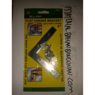 SIKU Flat corner bracket 4 pcs 4" Flat corner bracket DISCOUNT4