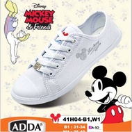 รองเท้าผ้าใบ รองเท้านักเรียนหญิง รองเท้าพละ สีขาว ADDA รุ่น 41H04